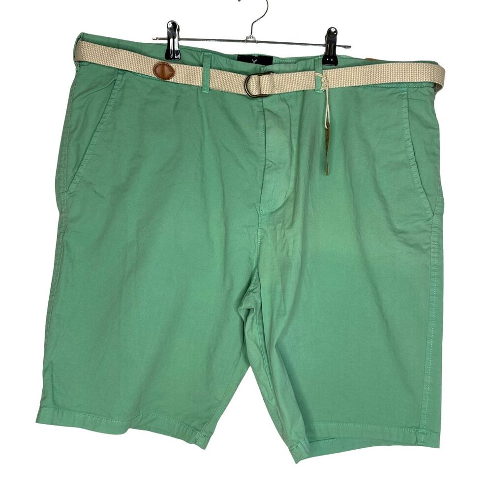 American‎ Eagle Outfitters 8” Above the Knee Prep Shorts Light Green 38 NWT